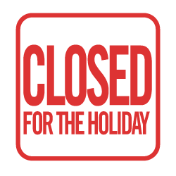 Holiday & Store Closings